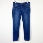 CAbi Ruby Dark Wash Low Rise Skinny Jeans Style #750 Size 8 Photo 1
