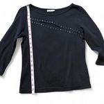MKM Designs Vintage Black Rhinestone Embellished Top Photo 7