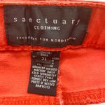 Sanctuary Orange Red Cropped High Rise Flared Capri Pants Photo 4