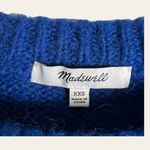 Madewell Simone Blue Balloon Sleeve Crewneck Pullover Sweater Size XXS Photo 4
