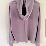 DKNY  light purple velvet hoodie size small fits med also Photo 2
