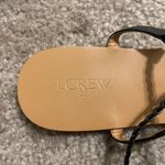 J.Crew NWOT Women’s  Braided Ankle Wrap Sandals Black Size 8.5 Photo 3