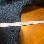 Lucky Brand Sm Black Pullover Crochet Knit Crewneck Sweater Minimalist Stretch Photo 7