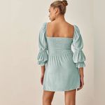 Reformation  Albi Velvet Mini Dress Photo 6