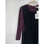 Diane Von Furstenberg dian von furstenberg Mini Dress Women 4 Black Purple‎ NEW Business Formal Work Photo 11