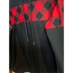 Blooming Jelly Black And Plaid Woman’s Hoodie Size XL Photo 1