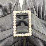 Speechless Black Halter Rhinestone Buckle Pleated Skirt Party Dress Size XS Photo 5