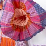 Free People NEW  Moon Bay Mixed Plaid‎ Top, XS Photo 15