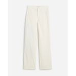 Madewell  Emmett Wide Leg High Rise Pants in Corduroy Cream Sz‎ 33 NWT Photo 1