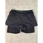Athleta  2-in-1‎ Pulse Shortie Athletic Workout Shorts Compression Black Small Photo 5