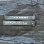 Club Monaco Black Satin Ruffled Tie Waist Mini Skirt Size 6 Photo 6
