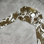 Bohme NWT Emory Park Audra Olive Marble Swirl Silky Crop Top M & Maxi Skirt Size S Photo 2