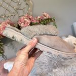 Suede Sheepskin Slipper Indoor Outdoor Sole New Womens 8 Gray Photo 6