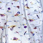 Lands' End  Beach Shorts Womens 16W White Mid Rise Pockets Pull On Elastic Summer‎ Photo 2