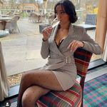 ZARA HOUNDSTOOTH BLAZER DRESS Photo 2