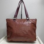 Coach  Poppy Large Patent Leather Tote Bag Photo 4