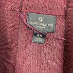Worthington  Burgundy Red Open Front Longline Cardigan Sz.2X Photo 3