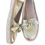 Antonio Melani Gold Bow Espadrilles Photo 0