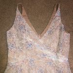 Dress the Population Dress‎ The Population Helen Floral Lace Sleeveless Surplice V-Neck Maxi Dress L Photo 4