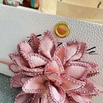 Free People New!  Pink Floral Embellished Choker Necklace Photo 8