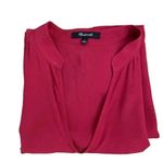 Madewell Bicoastal in Crimson Boxy Festival Boho Shirt Women’s Dress S # 1008 Photo 7