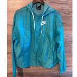 Nike Windbreaker Jacket sz XL Green Unisex Bike Hoodie raincoat Photo 0