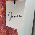 Japna  L floral ruffle fitted scrunched dress spring summer cruise vacation new Photo 7