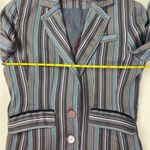 Robert Graham  Women’s Blazer Jacket Striped Size 4 Multicolored Photo 8