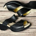 Alegria  Asha Black Crackle Black Leather Sandals Size 36‎ Photo 3
