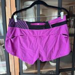Lululemon  Running shorts Speed 4-way Stretch Ultra Violet Wi14 Quilt 27 low rise Photo 2
