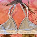 Calvin Klein calvin kein ck one grey triangle bralette Photo 6