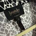 Laundry by Design Laundry geometric career dress office ruching size 2 collar stretch church Photo 4