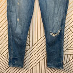 Amo Denim Tomboy Crop Jeans Happy Camper Medium Wash Blue Size 26 Blue Photo 5