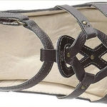 Jambu  Spain gray‎ leather memory foam sandals size 9 Photo 0