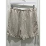 J Jill 100% Linen Boxer Shorts Sz 8 Photo 4