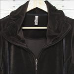 White Stag  velour zip front athleisure scuba neck track jacket size small (4-6) Photo 2