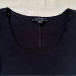 ALLSAINTS EUC All Saints Jamie Long Sleeve Ribbed Black Bodysuit Top Square Nexk - Size 6 Photo 3