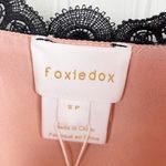 Anthropologie NEW  Foxiedox Autumnal Slip Dress  Size Small Petite Black Floral Photo 7