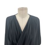 ALLSAINTS Itat Shrug Sweater Cardigan Merino Wool Silk Black Size Small *Flawed Photo 4