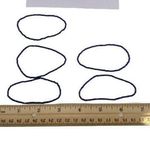 Handmade Set Of 5 Blue Beaded Stretch Bracelets For Women Wrist Accessories & Jewelry Photo 0