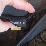 Coquette Black Tulle Short Petticoat Skirt with Floating Petals Women’s Small Photo 8