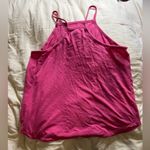 Old Navy LG  pink razor back cotton tank top Photo 1