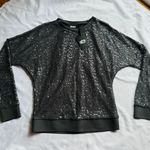 DKNY ★ NWT Sequin Long Sleeve Top - Silver/Gray ★ Photo 2