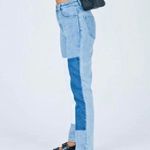 Princess Polly Cofield Mom Jeans Patch Denim Photo 4