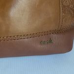 The Sak Genuine Leather Boho Embossed Tote Bag Brown Tan Festival Artisan Photo 4
