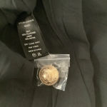 Steve Madden  Size Medium Black Textured Mini Skirt. New Photo 2