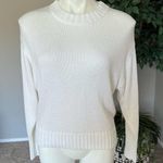 Something Navy  Crewneck Sweater White Photo 0