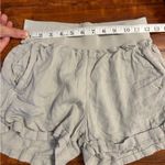Faherty  Arlie Day Shorts Surplus Women's Gray Pull On Pockets Linen Blend Sz xs Photo 10