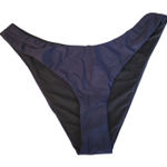 NWT J.Crew Curved Waist Cheeky Bikini Bottom‎ Vacation Beach Summer Swim Size M Blue Size M Photo 0