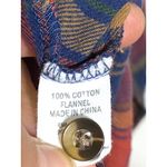 RSQ  Collective 2 Pocket Button Plaid Flannel Shirt Womens L Lumberjack Gorpcore Photo 5